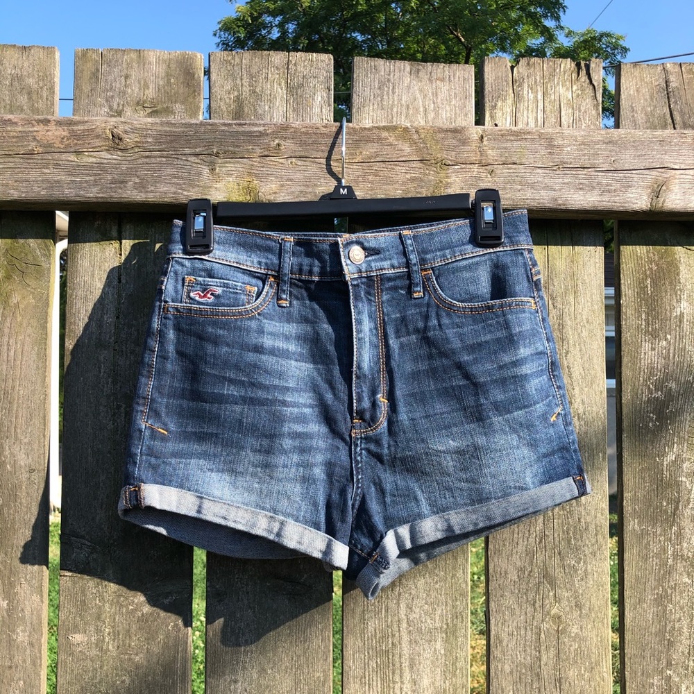 Denim High Waisted Shorts